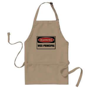 Warning VICE-PRINCIPAL Apron