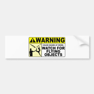 WARNING Watch For Flying Objects! Bumper Sticker