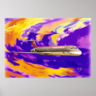 Warp 7 DC-9 Poster
