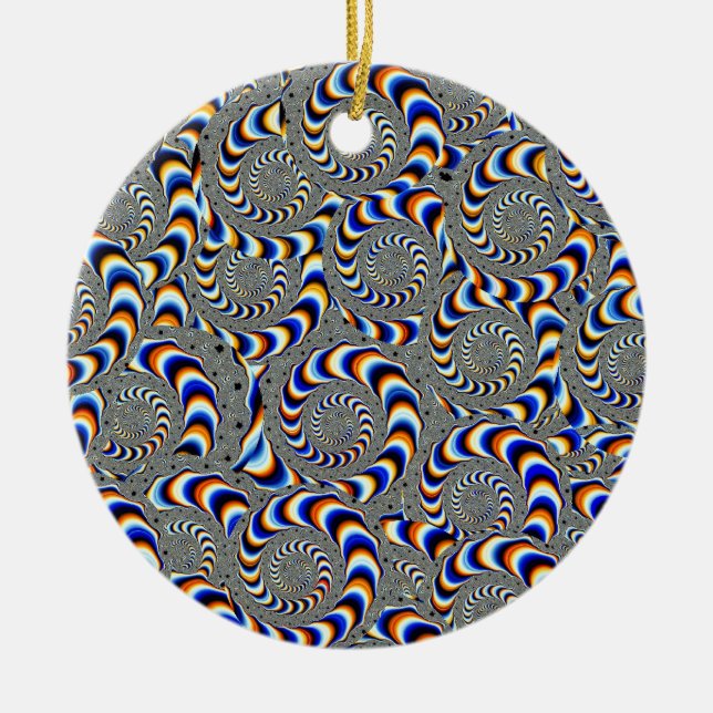 warp ceramic tree decoration (Front)