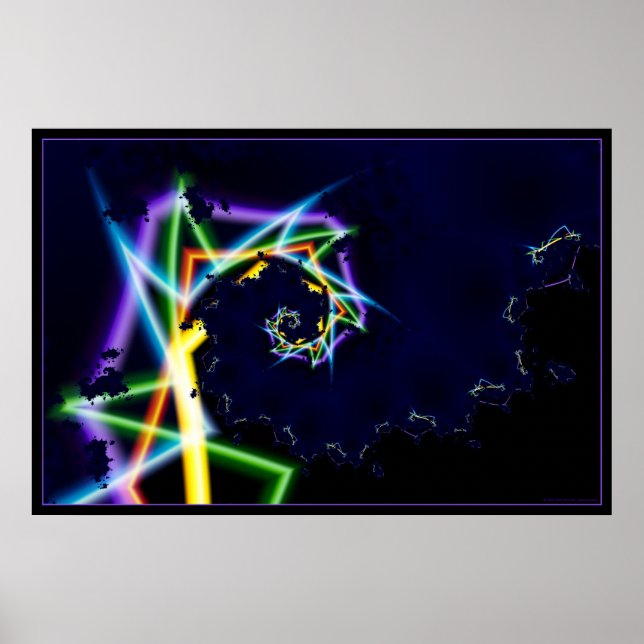 warp speed neon 2 poster (Front)