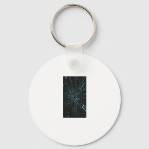 Warp Speed Sticker  Key Ring