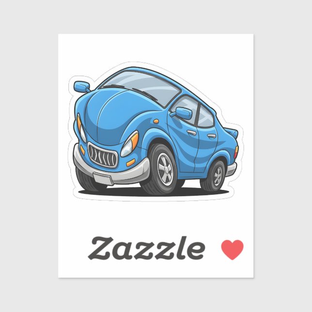 Warped Blue Cartoon Auto (Sheet)