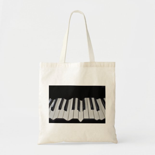 Warped Piano Keys Budget Tote Bag (Front)