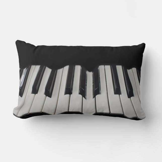 Warped Piano Keys Cushion (Front)