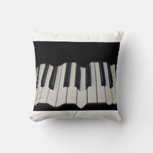 Warped Piano Keys Cushion