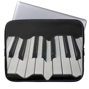 Warped Piano Keys Laptop Sleeve