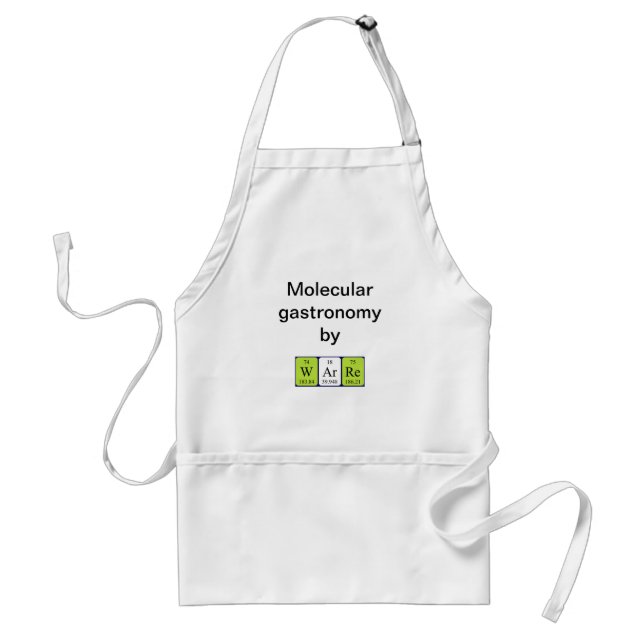 Warre periodic table name apron (Front)
