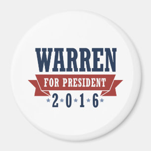 WARREN 2016 CERTIFIED RIBBON MAGNET