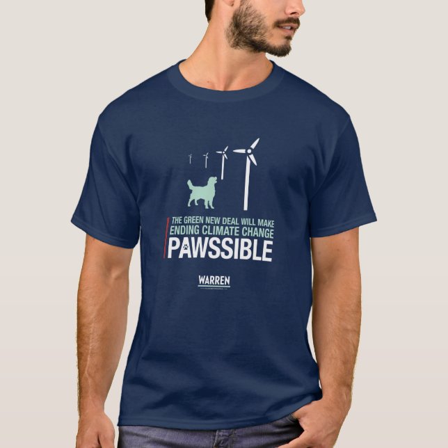 WARREN 2020 - Bailey - End Climate Change T-Shirt (Front)