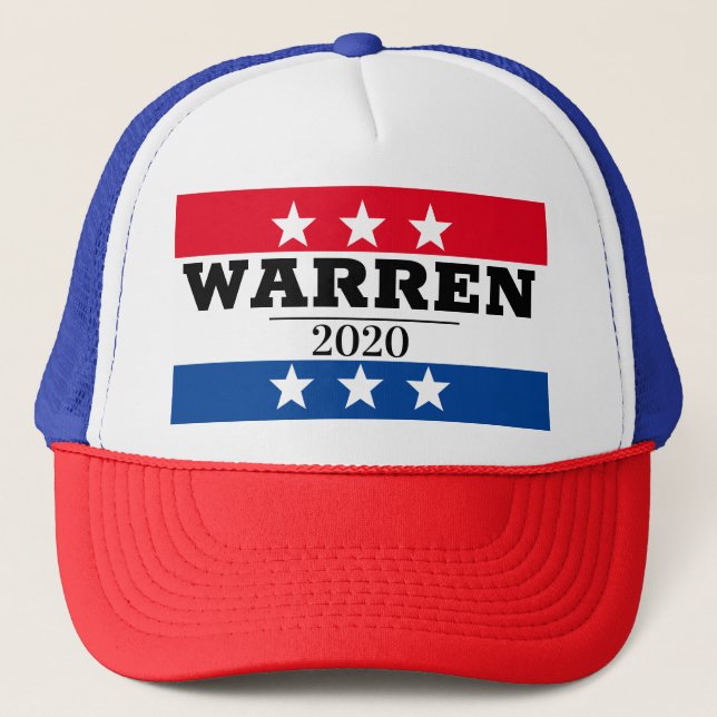 Warren 2020 trucker hat (Front)