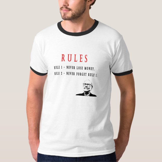 Warren Buffet Rule Shirt (Front)