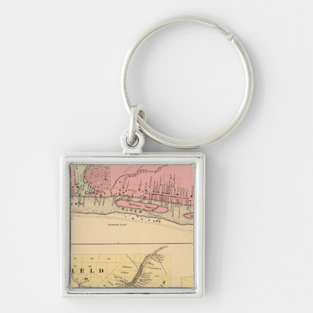 Warren Co oil territory Key Ring (Front)