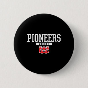 Warren County Pioneers Logo Soccer Hs  6 Cm Round Badge