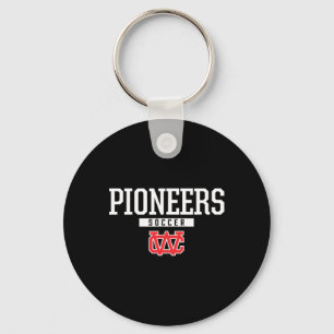 Warren County Pioneers Logo Soccer Hs Key Ring