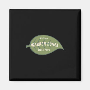 Warren Dunes State Park Michigan Fall Leaves Vacat Magnet