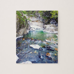 Warren Falls Vermont Jigsaw Puzzle