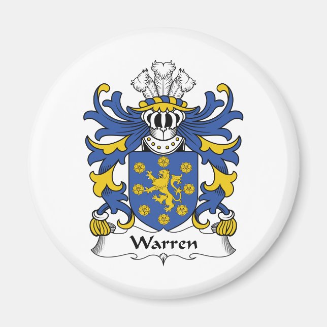 Warren Family Crest Magnet (Front)