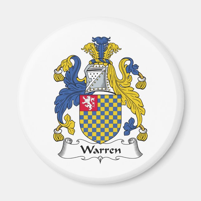 Warren Family Crest Magnet (Front)