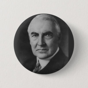 Warren G. Harding 29th President 6 Cm Round Badge