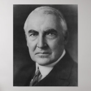 Warren G. Harding 29th President Poster