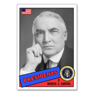 Warren G. Harding Baseball Card