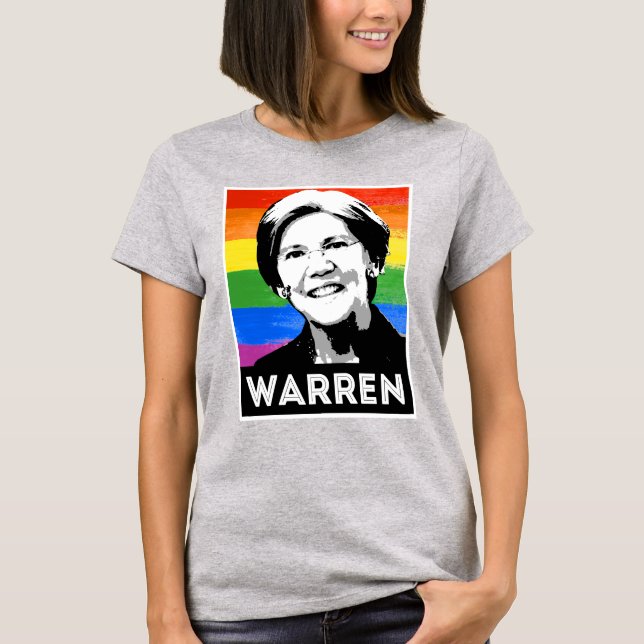 Warren LGBT Flag T-Shirt (Front)