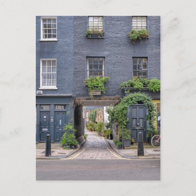 Warren Mews, Fitzrovia London UK Postcard (Front)