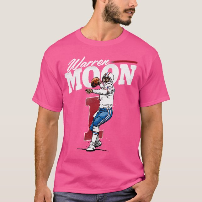 Warren Moon Houston Retro T-Shirt (Front)