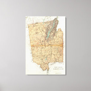 Warren, Saratoga, Washington counties Canvas Print