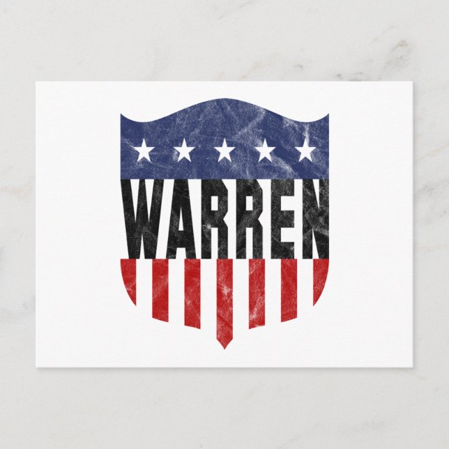 WARREN stars and stripes Postcard (Front)