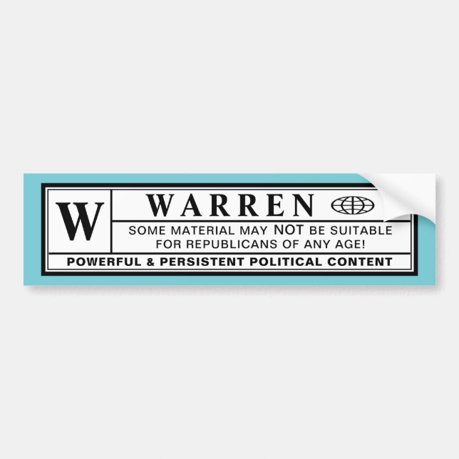 Warren Warning Label (Front)