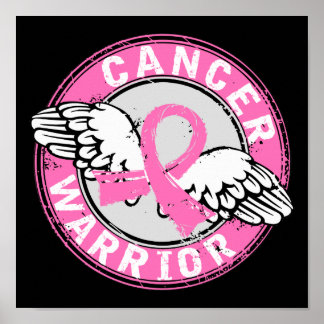Warrior 14C Breast Cancer Poster