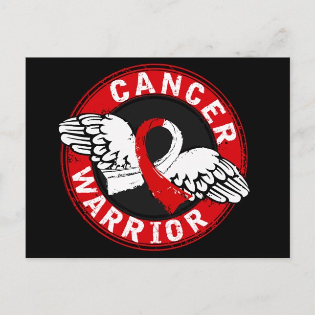 Warrior 14C Oral Cancer Postcard (Front)
