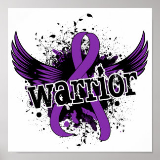 Warrior 16 Crohn's Disease Poster