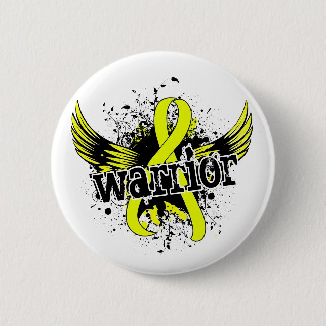Warrior 16 Endometriosis 6 Cm Round Badge (Front)
