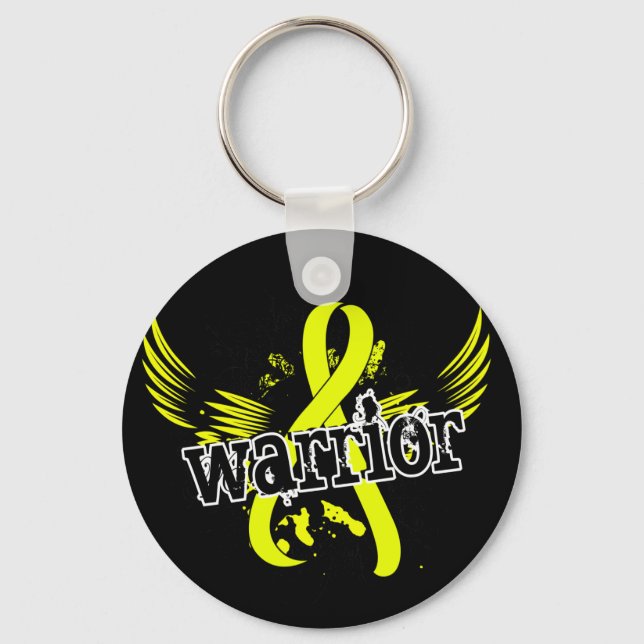 Warrior 16 Endometriosis Key Ring (Front)