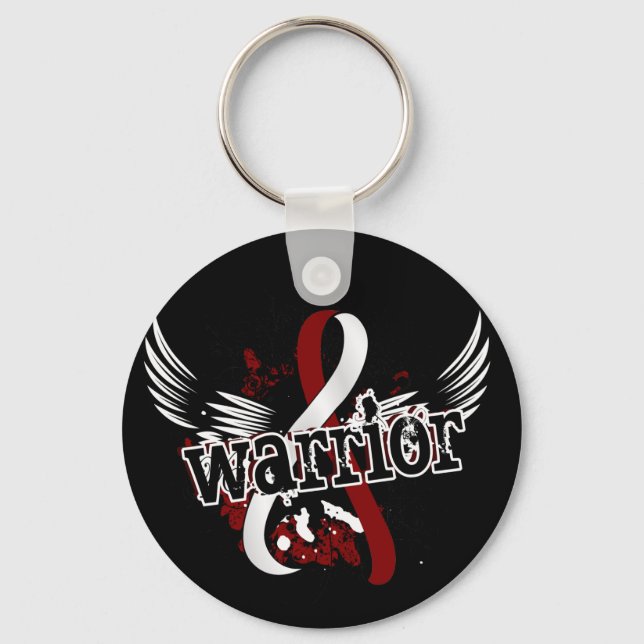 Warrior 16 Head and Neck Cancer Key Ring (Front)