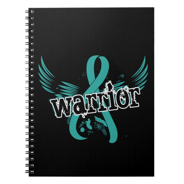 Warrior 16 Ovarian Cancer Spiral Notebook (Front)