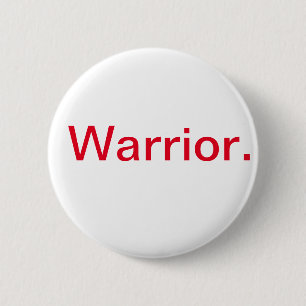 Warrior 6 Cm Round Badge