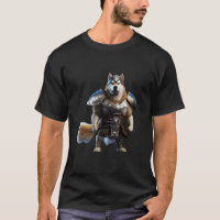 Warrior Alaskan Malamute Dog, Military Alaskan Dog