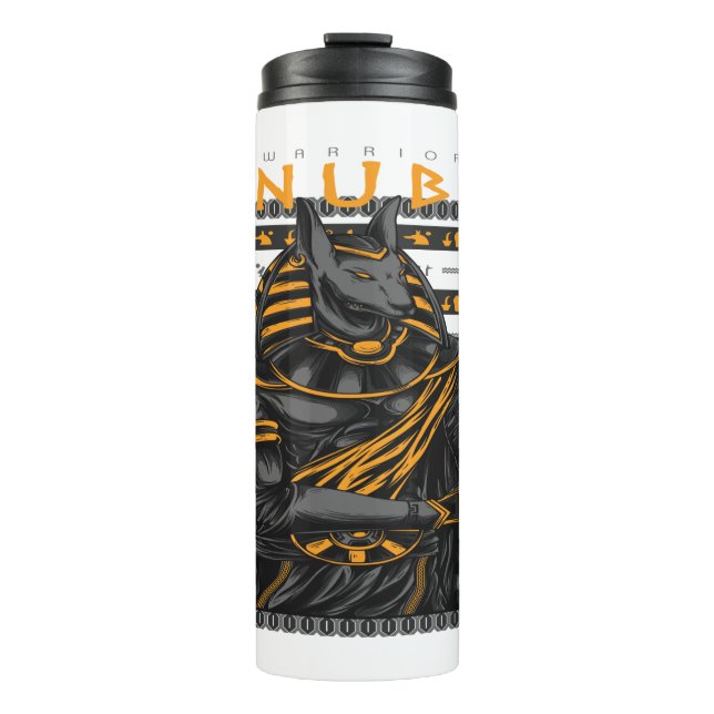 warrior anubis thermal tumbler (Front)