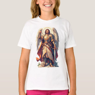 Warrior Archangel Michael Girl's Tee Shirt