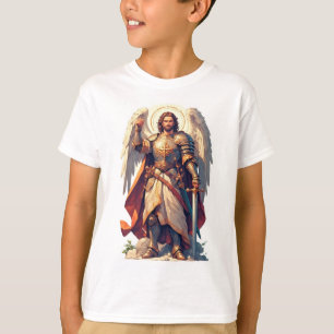 Warrior Archangel Michael Kid's Tee Shirt