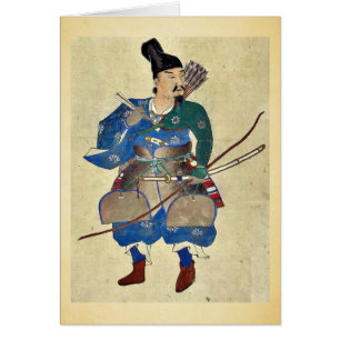 Warrior archer Ukiyo-e.