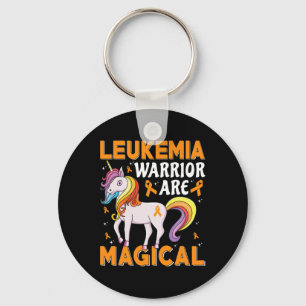 Warrior Are Magical Leukaemia Awareness  Key Ring