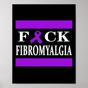 Warrior Awareness Purple Ribbon Gift  Poster