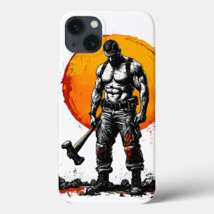 warrior barbarian mediaeval fantaiPhone / iPad cas iPhone 13 Case