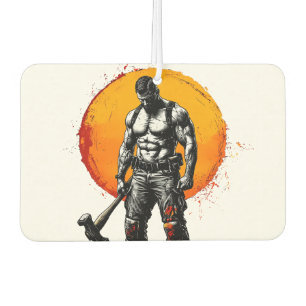 warrior barbarian mediaeval fantasy huAir Freshene Car Air Freshener