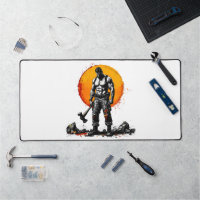 warrior barbarian mediaeval fantasy hummer Desk Ma